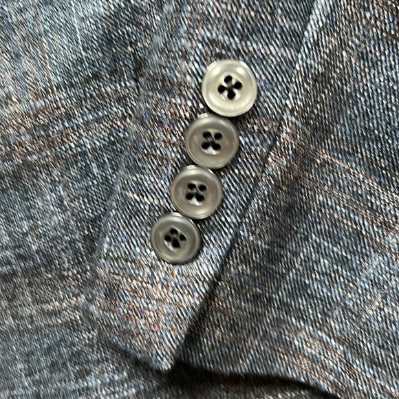 Jack Victor blue/brown single breasted sport coat - Picture 7 of 13